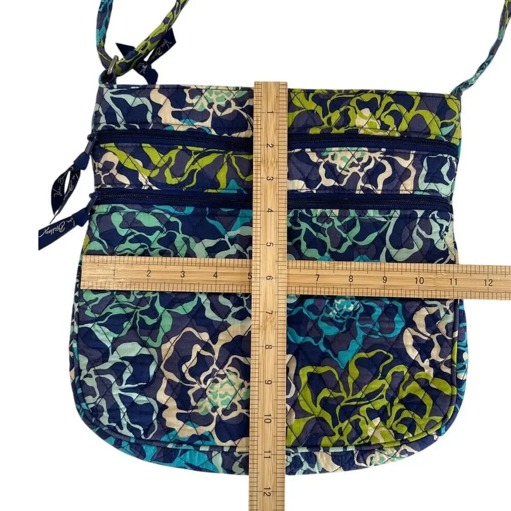 Vera Bradley Retired Katalina Blues Pattern Quilted Hipster Crossbody Purse